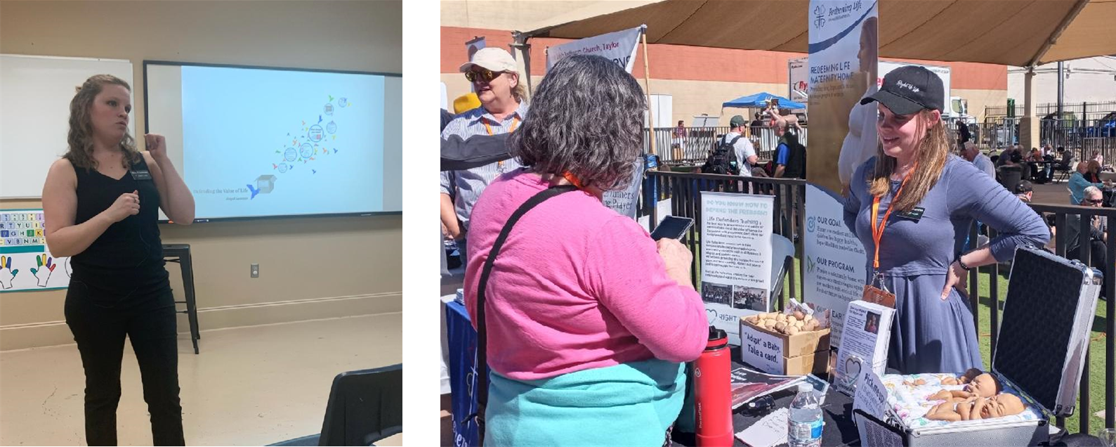 Abigail Giving Presentations