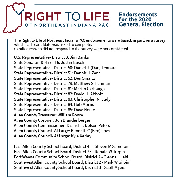 Endorsements for the 2020 General Election