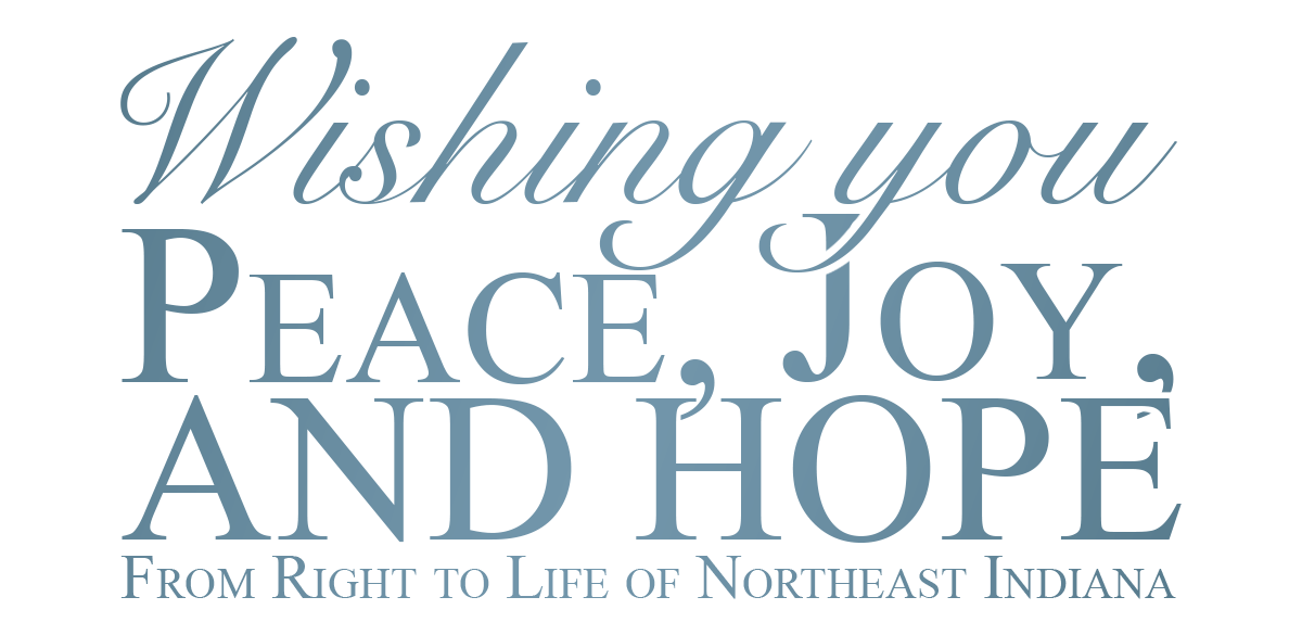 Christmas image from Right to Life of Northeast Indiana website